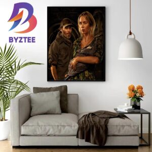 Cillian Murphy And John Krasinski In A Quiet Place 3 Movie Official Poster Home Decor Poster Canvas