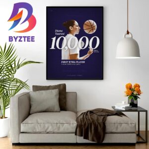 Congrats Diana Taurasi 10000 Career Points And Counting In WNBA Home Decorations Poster Canvas