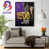 Congratulations To Aja Wilson 3500 Career Points With Las Vegas Aces In WNBA Wall Decor Poster Canvas