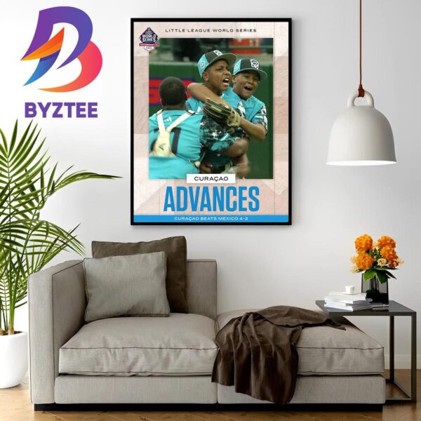 Curacao Advances On To The International Championship In The 2023 Little League World Series Wall Decor Poster Canvas