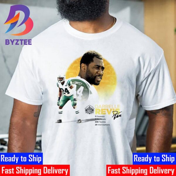 Darrelle Revis Is The 2023 Pro Football Hall Of Fame Canton Ohio Signature Classic T-Shirt