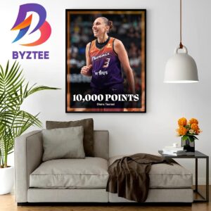 Diana Taurasi Becomes The First Player In WNBA History To Reach 10K Points Home Decorations Poster Canvas
