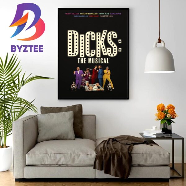 Dicks The Musical Official Poster September 29th 2023 Home Decor Poster Canvas