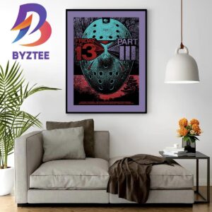 Friday The 13th Part III New Poster Wall Decor Poster Canvas
