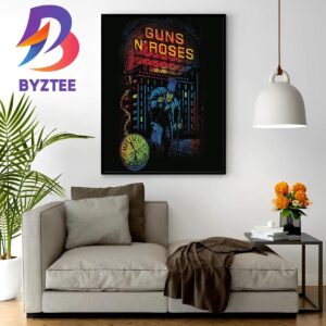 Guns N Roses Concert In Montreal on August 8 2023 Home Decor Poster Canvas