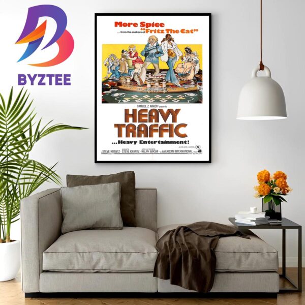 Happy 50th Birthday 1973 2023 To Heavy Traffic Heavy Entertainment Home Decor Poster Canvas