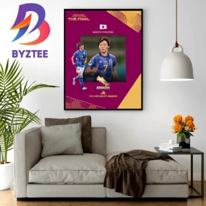 Hinata Miyazawa Is The Golden Boot Award at FIFA Womens World Cup 2023 Wall Decor Poster Canvas