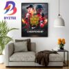 Gunther vs Drew McIntyre For Intercontinental Champion Title At WWE SummerSlam Home Decor Poster Canvas