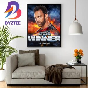 LA Knight Wins The First-ever Slim Jim At WWE SummerSlam Battle Royal Home Decor Poster Canvas