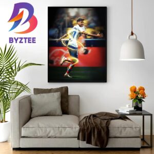 Lamine Yamal Is The Youngest Player To Record A Laliga Assist With Barcelona Wall Decor Poster Canvas