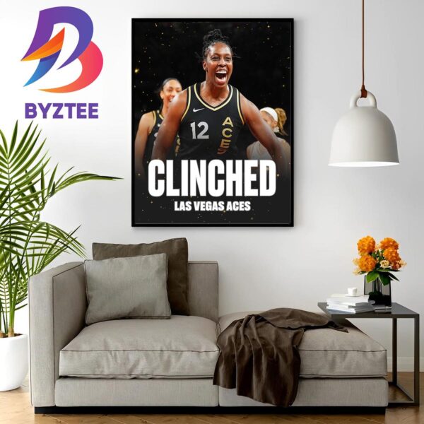 Las Vegas Aces Have Clinched A Playoff Spot Wall Decor Poster Canvas