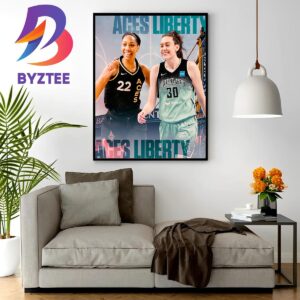 Las Vegas Aces vs New York Liberty In WNBA Home Decor Poster Canvas