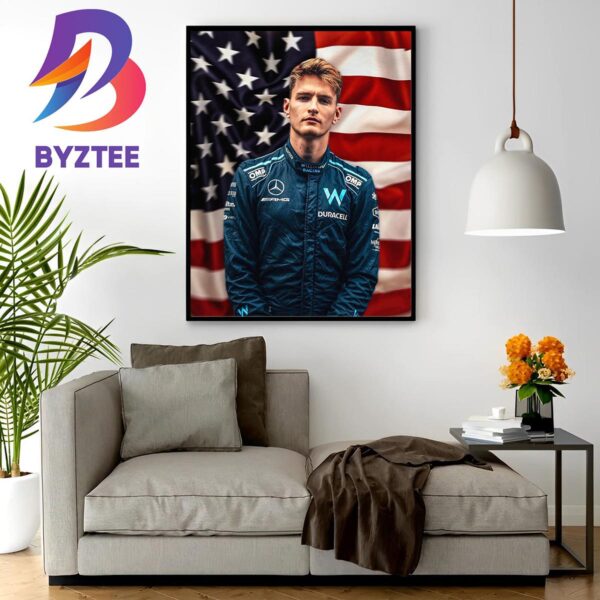 Logan Sargeant Is The First American Driver To Start An F1 Race In The Top 10 In 30 Years Wall Decor Poster Canvas