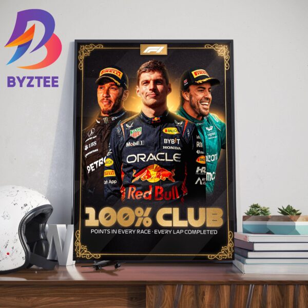 Max Verstappen Fernando Alonso And Lewis Hamilton Points In Every Race And Every Lap Completed Thus Far In F1 Wall Decor Poster Canvas