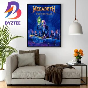 Megadeth Rust In Peace Wall Decor Poster Canvas