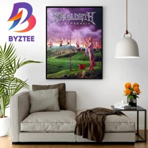 Megadeth Youthanasia Album Poster Wall Decor Poster Canvas