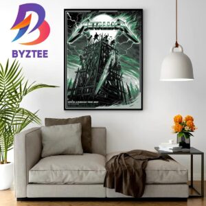 Metallica M72 World Tour East Rutherford at North America Tour 2023 Home Decor Poster Canvas