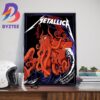 Metallica M72 World Tour at MetLife Stadium East Rutherford NJ USA August 6 2023 Decorations Poster Canvas