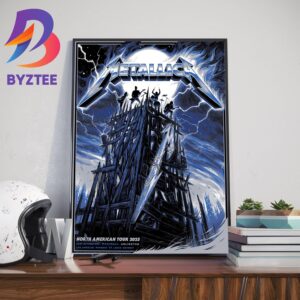 Metallica World Tour M72 Arlington At North American Tour 2023 Official Pop-Up Shop Poster Wall Decor Poster Canvas