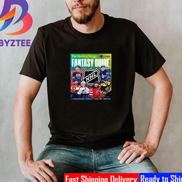 NHL Fantasy Guide 2023 2024 On The Hockey News Cover Classic T-Shirt