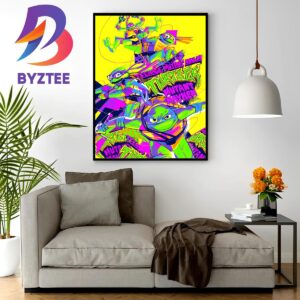 New Art Poster For Teenage Mutant Ninja Turtles Mutant Mayhem Movie Wall Decor Poster Canvas