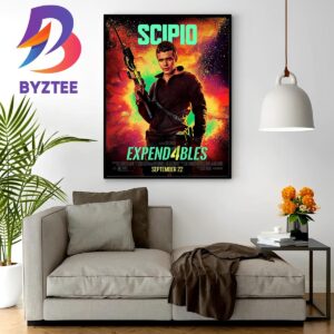 New Blood Expend4bles Posters Featuring Jacob Scipio Wall Decor Poster Canvas