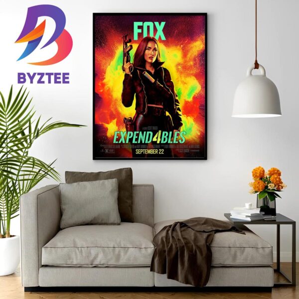 New Blood Expend4bles Posters Featuring Megan Fox Wall Decor Poster Canvas