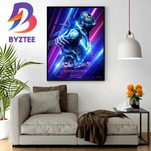 New Blue Beetle Poster Movie Wall Decor Poster Canvas