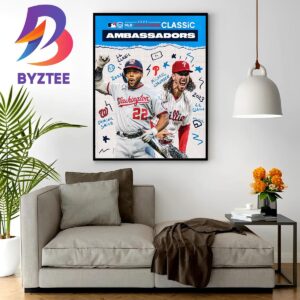 Official Ambassadors For The 2023 MLB Little League Classic In Williamsport PA Wall Decor Poster Canvas