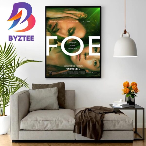 Official Poster For Foe In Theaters October 6 Wall Decor Poster Canvas