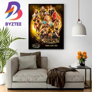 Official Poster For WWE Superstar Spectacle 8 Sept 2023 Wall Decor Poster Canvas