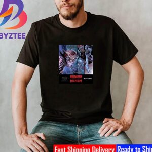 Predator Vs Wolverine Nuff Said September 2023 Official Poster Classic T-Shirt