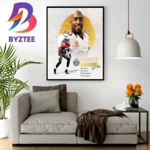 Ronde Barber Is The 2023 Pro Football Hall Of Fame Canton Ohio Signature Home Decor Poster Canvas