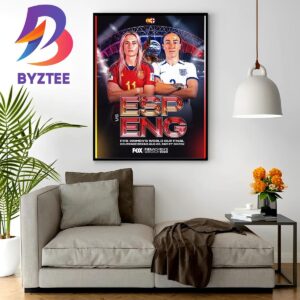 Spain And England Have Qualified For Their First-Ever FIFA Womens World Cup Final Wall Decor Poster Canvas