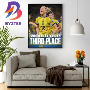 Sweden Defeats Australia To Take Third Place In The 2023 FIFA Womens World Cup Wall Decor Poster Canvas