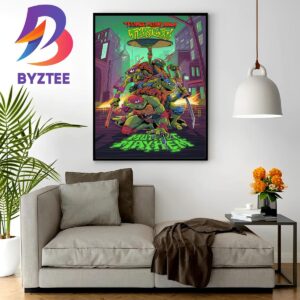 Teenage Mutant Ninja Turtles Mutant Mayhem Poster Movie Art By Fan Wall Decor Poster Canvas