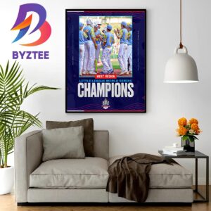 The 2023 West Region Little League World Series Champions Are El Segundo of California Wall Decor Poster Canvas