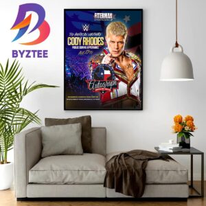 The American Nightmare Cody Rhodes Public Signing Appearance August 25th 2023 Wall Decor Poster Canvas
