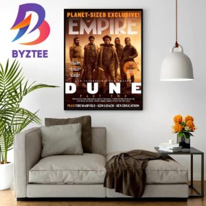 The Battle For Arrakis Begins Dune Part Two Issue On Cover Empire Magazine Wall Decor Poster Canvas