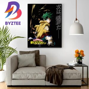 The Fourth My Hero Academia The Movie Official Poster Home Decor Poster Canvas