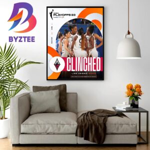 The Las Vegas Aces Have Clinched A Spot In The 2023 WNBA Playoffs Wall Decor Poster Canvas