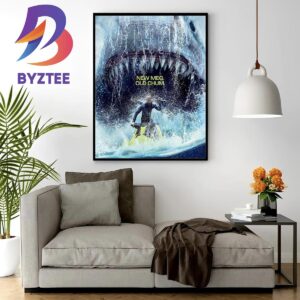 The Meg 2 The Trench New Meg Old Chum With Starring Jason Statham New Poster Home Decor Poster Canvas