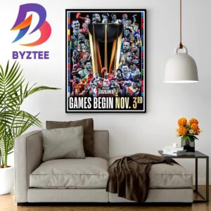 The NBA Cup As Champions Of The First-Ever NBA In-Season Tournament Wall Decor Poster Canvas