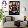 The Ring General Gunther And Still WWE Intercontinental Champion At WWE SummerSlam Home Decor Poster Canvas