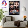 The Ring General Gunther Vs Drew McIntyre The Scottish Warrior For Intercontinental Championship Title At WWE SummerSlam Home Decor Poster Canvas