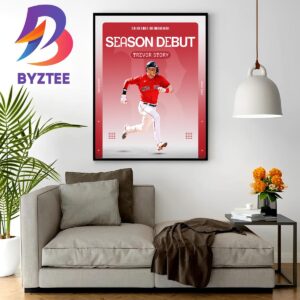 Trevor Story Season Debut In MLB Home Decor Poster Canvas