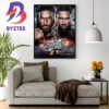 The Biggest Party Of The Summer The Official SummerSlam Poster Wall Decor Poster Canvas