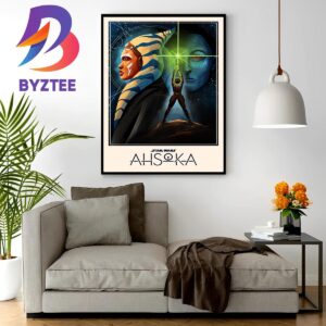 Tribute Poster For Star Wars Ahsoka New Poster Movie Streaming August 23th 2023 Wall Decor Poster Canvas