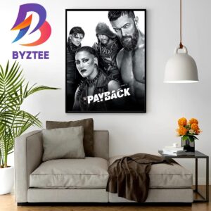 WWE Payback The Judgment Day Is Coming Home Decor Poster Canvas