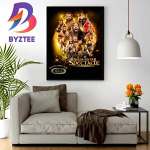 WWE Superstar Spectacle In Hyderabad Returns To India Wall Decor Poster Canvas